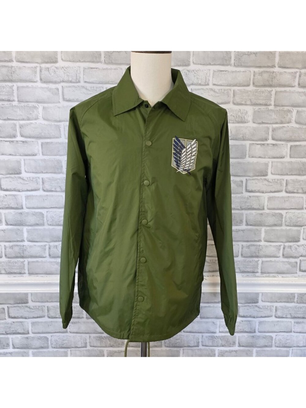 Ripple Junction Attack on Titan Survey Corps Nylon Coach Jacket Unisex M Cosplay